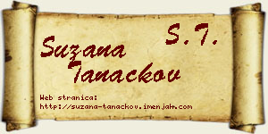 Suzana Tanackov vizit kartica